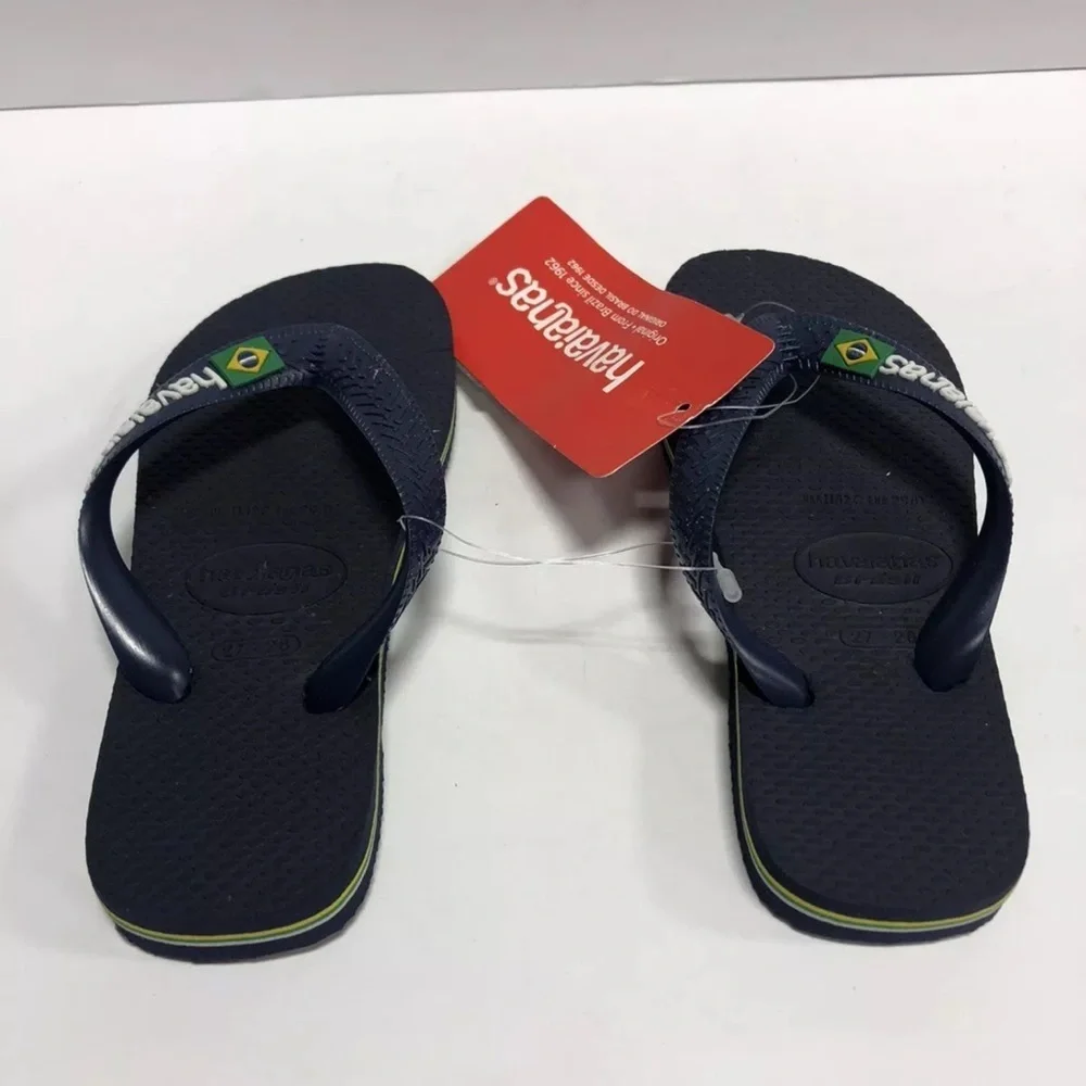 Havaianas Little Kids’ Flip Flop Sandals Blue, Girls’ Size 11-12 M
